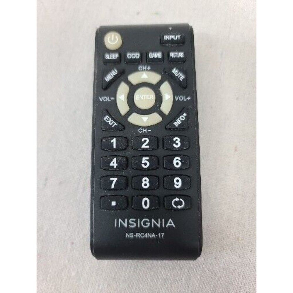Genuine Original OEM Insignia NS-RC4NA-17 LCD LED TV Remote Control TESTED